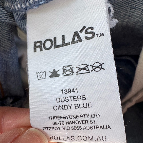 ROLLA’S x Revolve Women's Duster High Rise Slim Straight Jeans in Size 24 - Picture 13 of 14